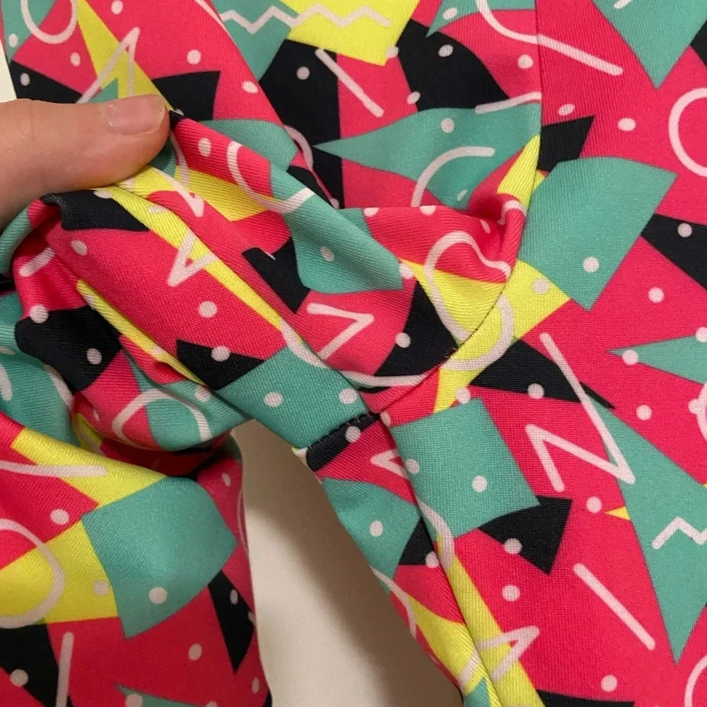 EUC | Dolfin girl’s Uglies patterned drag swim pants —‎ large